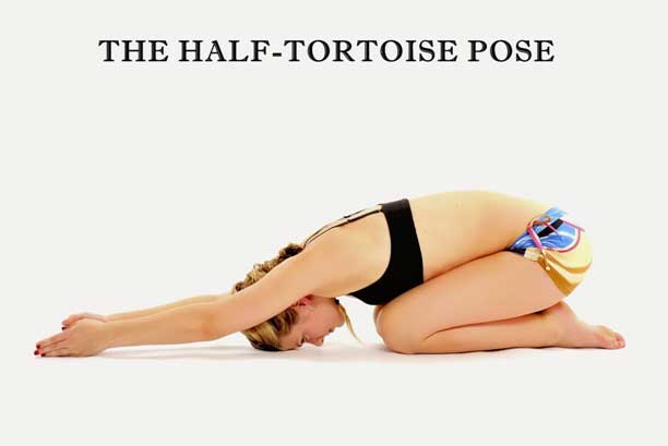Half-Tortoise Pose-