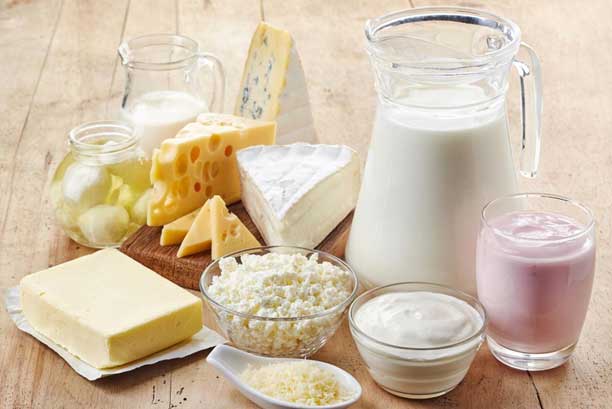 Low-fat dairy products 