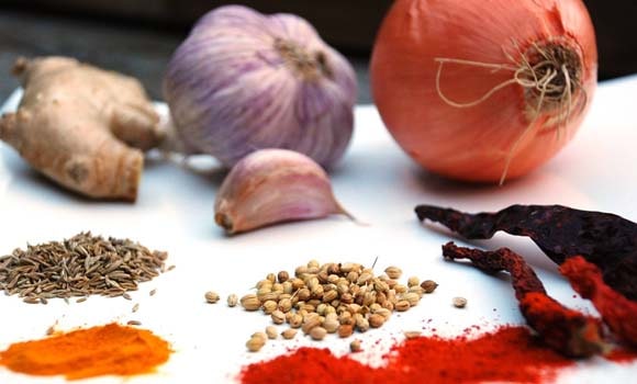 Spicy onion and garli