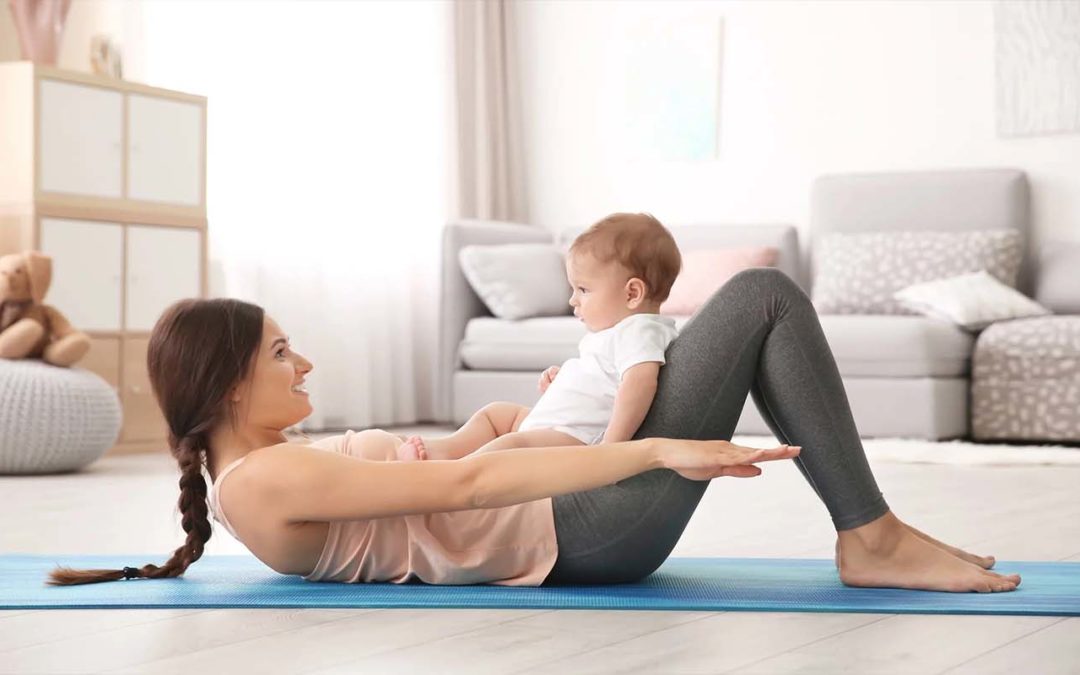 Yoga poses for postpartum Fitness