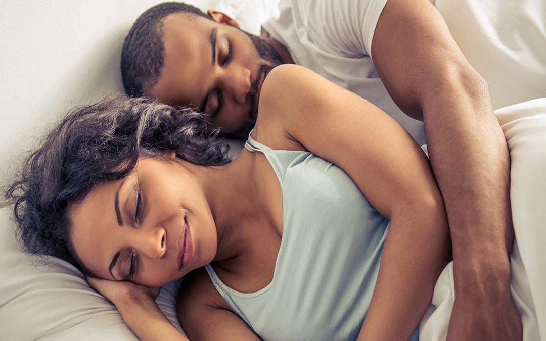 Health benefits of sleeping skin to skin with partner