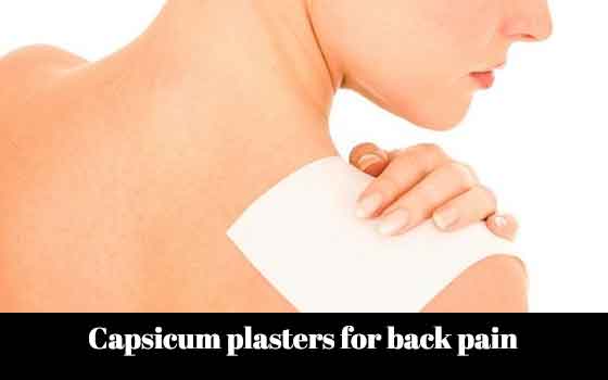 capsicum plasters for back pain