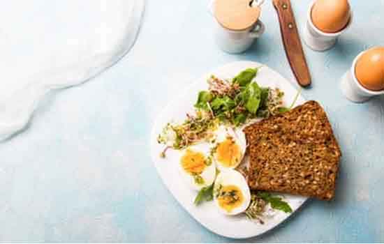 Egg and wheat bread